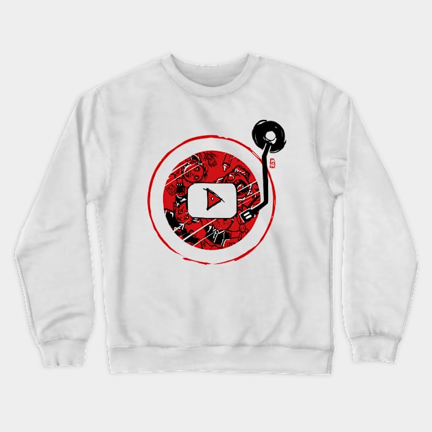 Music Crewneck Sweatshirt by Habuza